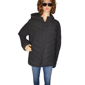 Andrew Marc New York Black Puffer Jacket Packable Garment Men's Size M Cabincore